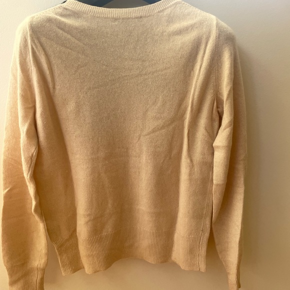 j. crew knit crewneck with black bow tie. size: xs - Picture 3 of 4